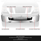 Chrome Front Bumper Face Bar for NV1500 NV2500 NV3500 (2012–2021)