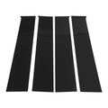 Set of 4 Door Pillar Window Trim for Chevy Silverado (2014–2019) Black