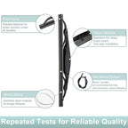 Rear Back Windshield Wiper Blade Arm Set for Buick Encore, Chevrolet Trax (2013–2021)
