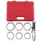 7PC Engine Piston Ring Compressor Tool 73-111mm for Car Service