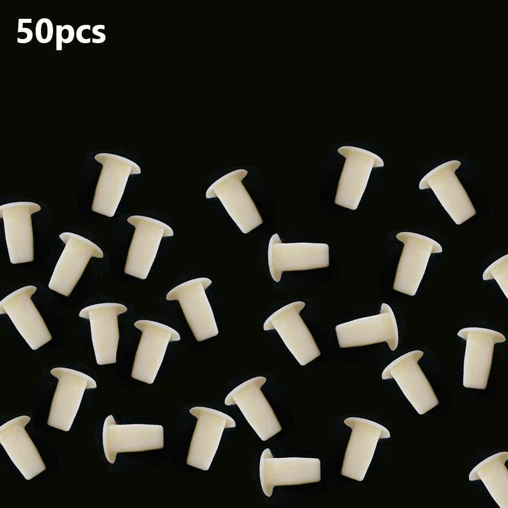 50 Pcs Nylon Nut-Screw Grommet Clip for Toyota / Mazda / Honda
