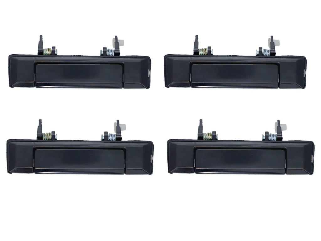 4pcs Smooth Black Outer Door Handle for Toyota Landcruiser 60-70 (1984–1990)
