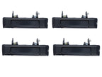 4pcs Smooth Black Outer Door Handle for Toyota Landcruiser 60-70 (1984–1990)