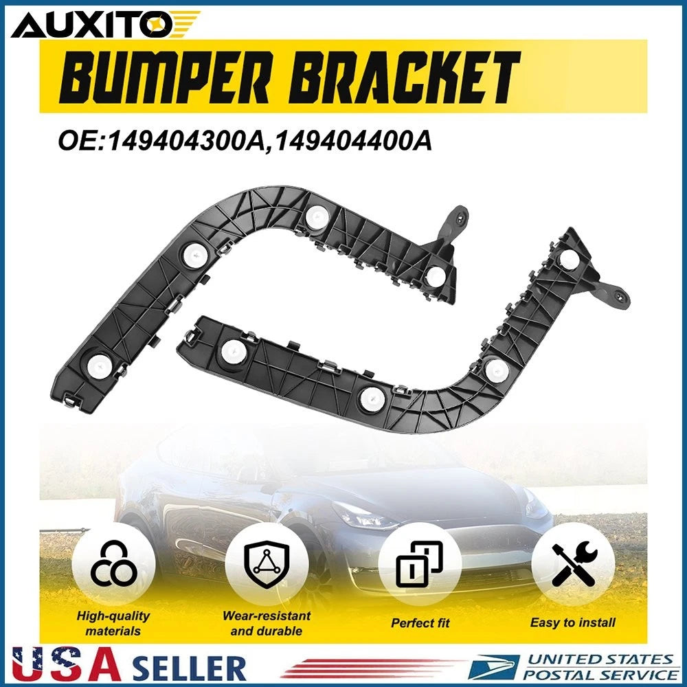 Set of 2 Rear Bumper Bracket Retainers for Tesla Model Y (2020–2023)