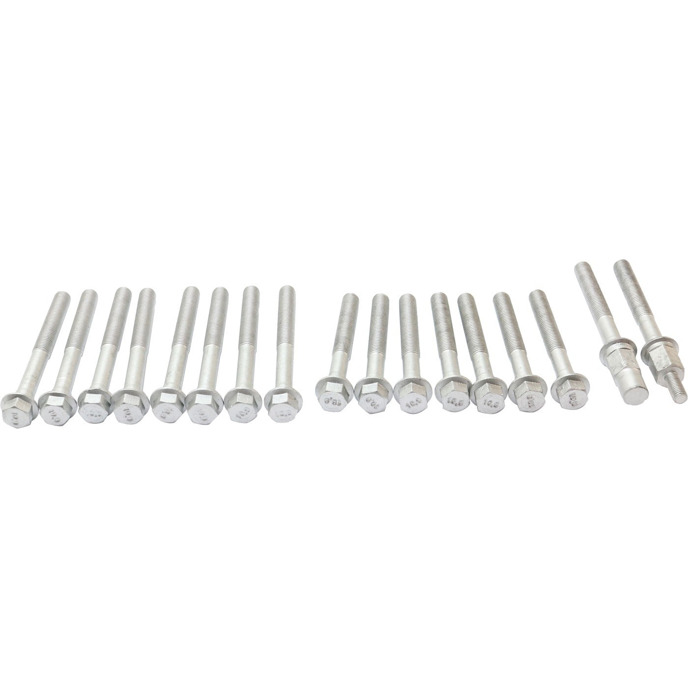 Set of 17 Cylinder Head Bolts for Chevy Equinox, Olds Cutlass