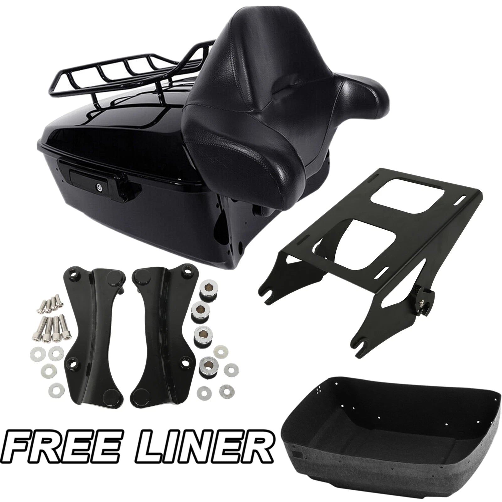 Trunk Pad Mount Rack Docking Kit for Harley Touring (2014–2024)