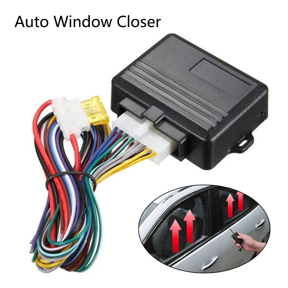 4X Automatic Power Window Roll Up Closer Module Lift Kit for DC 12V Cars