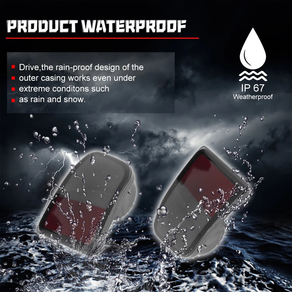 Pair Smoke Rear Bumper Reflector Marker Lights for Toyota 4Runner (2003–2005)