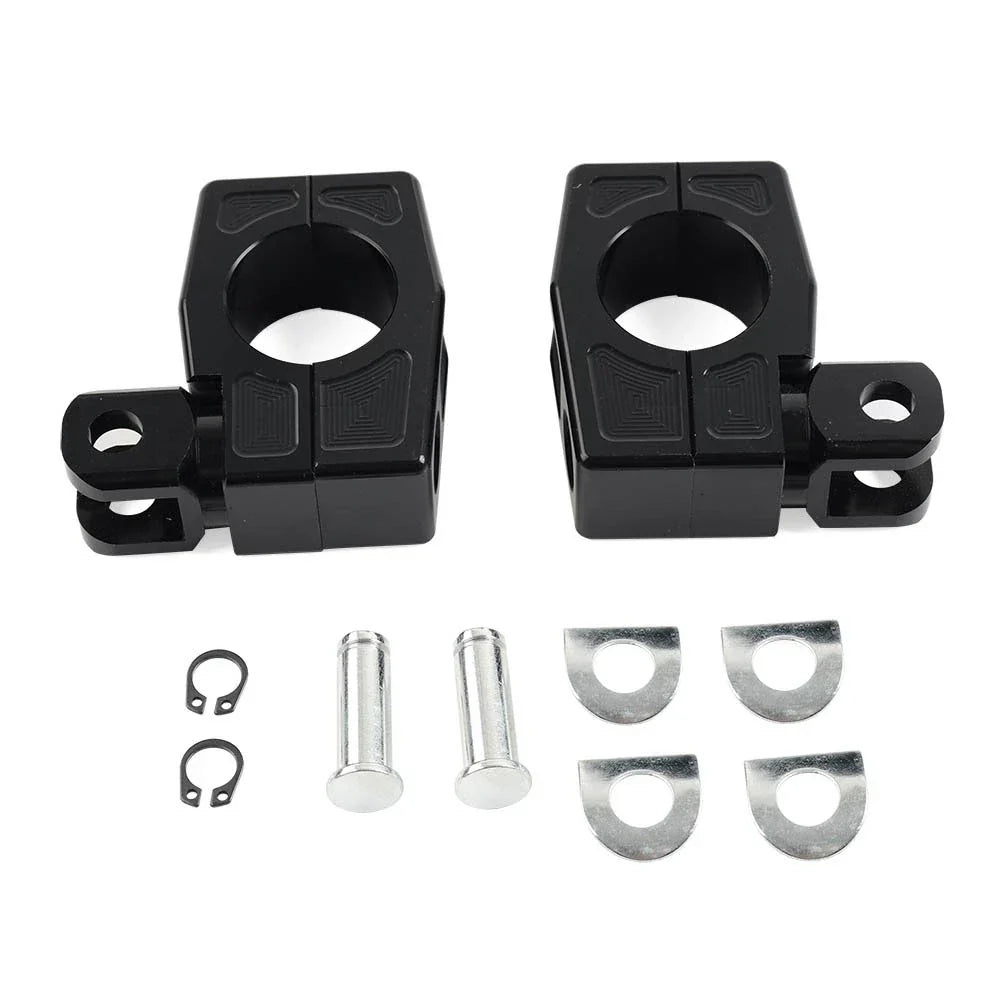 32MM Highway Crash Bar Mount Foot Peg Rest Clamp Bracket for Harley