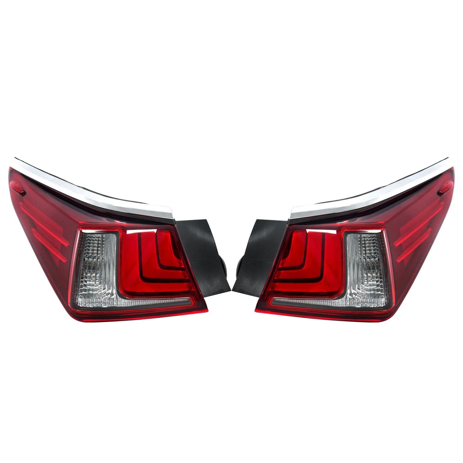 Set of 2 LED Clear Tail Lights for Lexus ES250 ES350 (2019–2021)