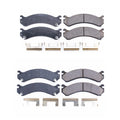 PowerStop Front & Rear Ceramic Disc Brake Pad Kit for Sierra Silverado 3500 HD (2011–2019)