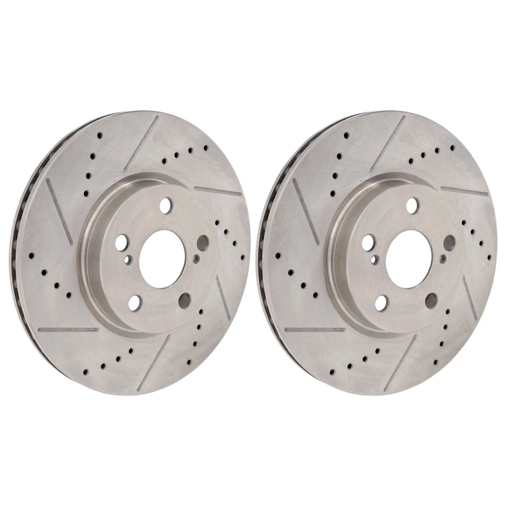 Front Brake Disc Rotors for Toyota Corolla, Scion xD, Matrix, Pontiac Vibe