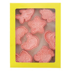 8 Piece Marine Animal Cookie Cutters for Home Kitchen