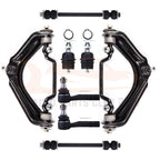 Set of 8 Front Upper Control Arm Ball Joint Tie Rod Kit for Ford Explorer (2002–2005)