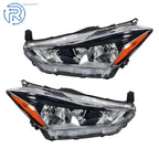 Set of 2 Chrome Halogen Headlights for Nissan Kicks (2018-2020)