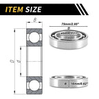 Deep Groove Ball Bearing 45x75x16mm for Scooter Skateboard (1 Pcs)