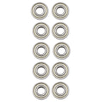 Pack of 10 Ball Bearing 6203-ZZ C3 EMQ 17x40x12mm Double Rubber Seals