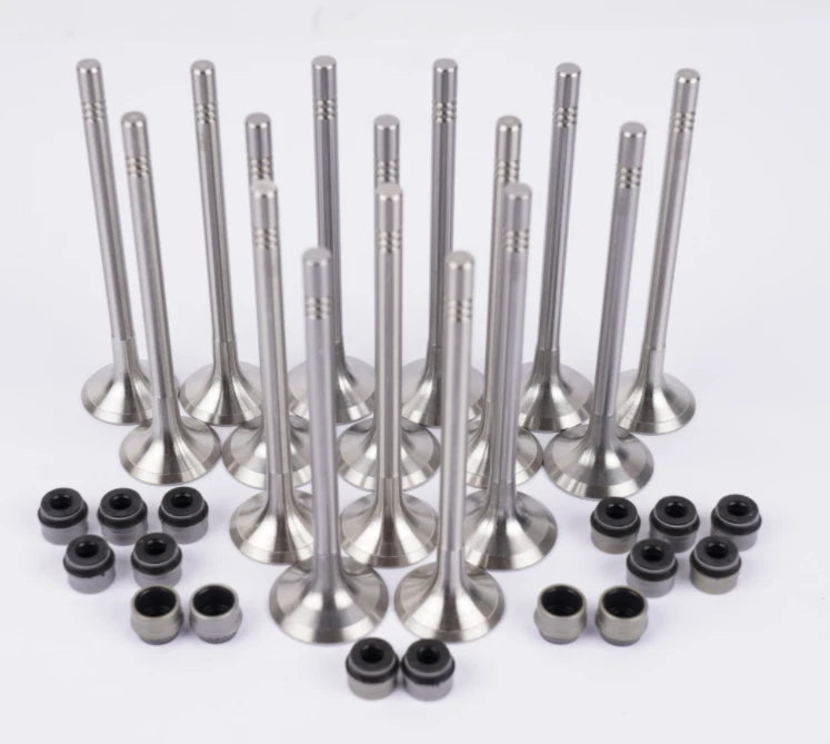 8x Intake & Exhaust Valves for Audi TT VW Eos Beetle Seat Exeo 2.0 TDI