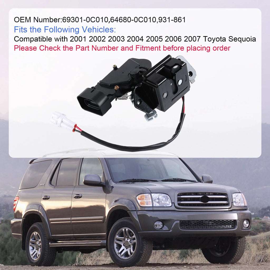 Rear Liftgate Actuator for Toyota Sequoia (2001-2007)