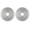 Set of 2 Bosch QuietCast Front Disc Brake Rotors for Kia Rio 2003-2005