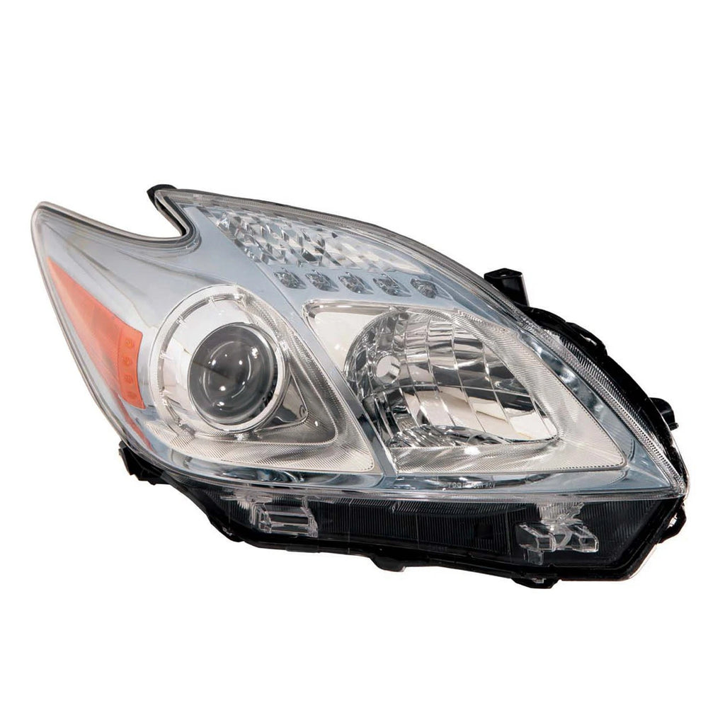 Passenger Side Halogen Headlight Lens Housing Replacement for Toyota Prius (2010–2011)