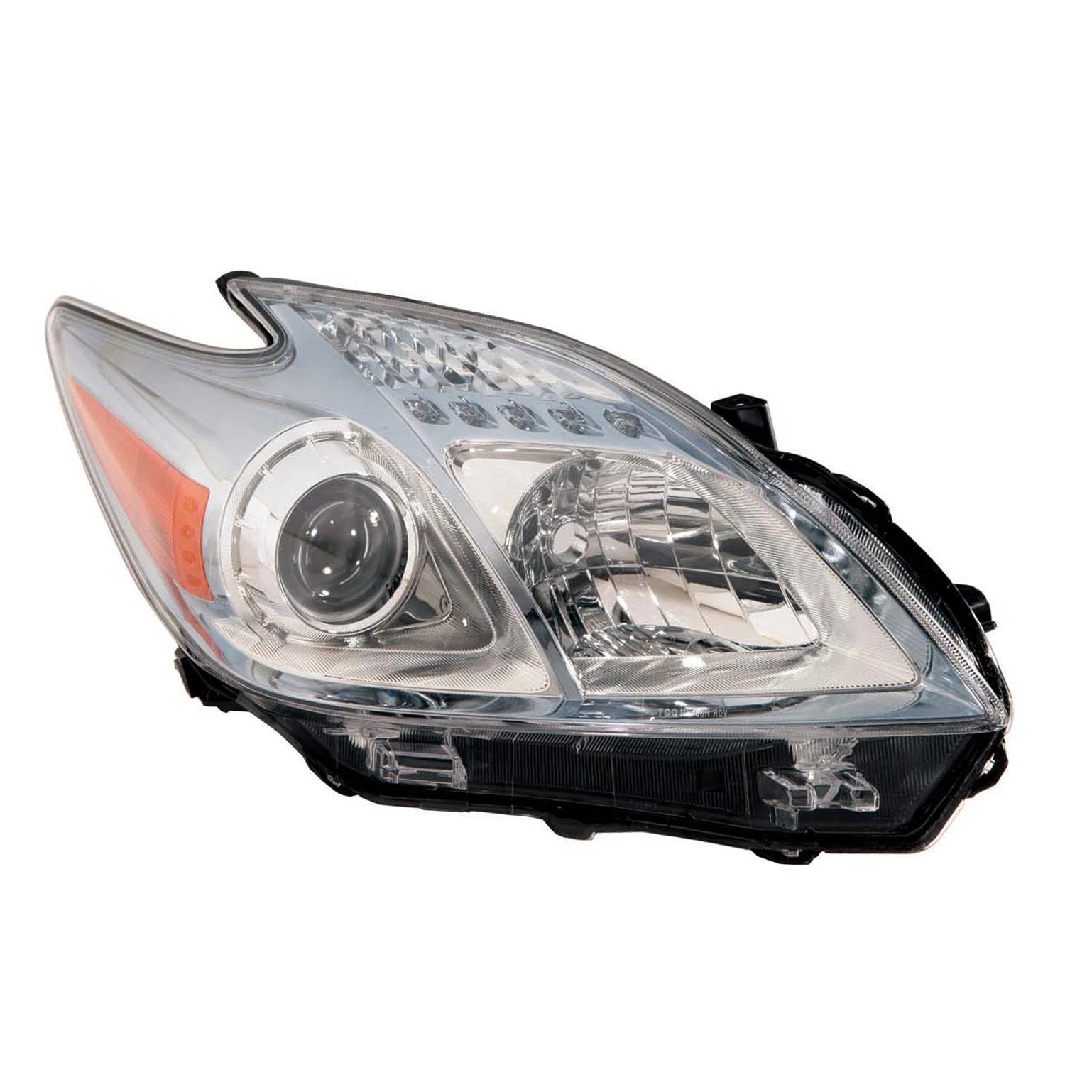 Passenger Side Halogen Headlight Lens Housing Replacement for Toyota Prius (2010–2011)
