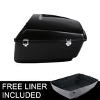 Matte Black King Trunk for Harley Touring Electra Street Road Glide (2014–2026)