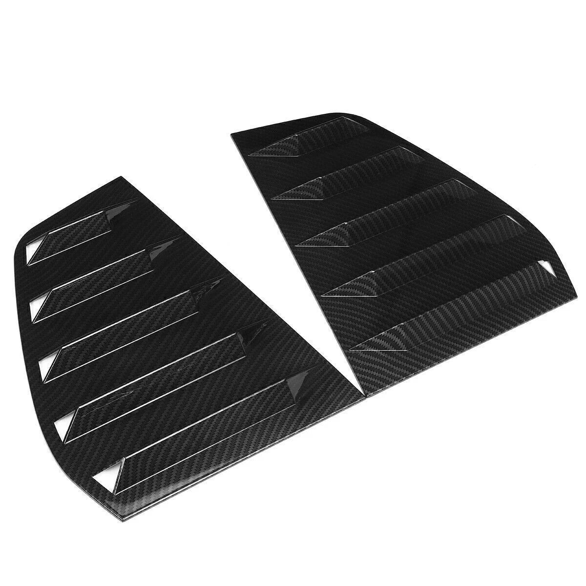 Window Louver Rear Side Vent Cover for Golf MK6 (2010–2014) Carbon Fiber Look