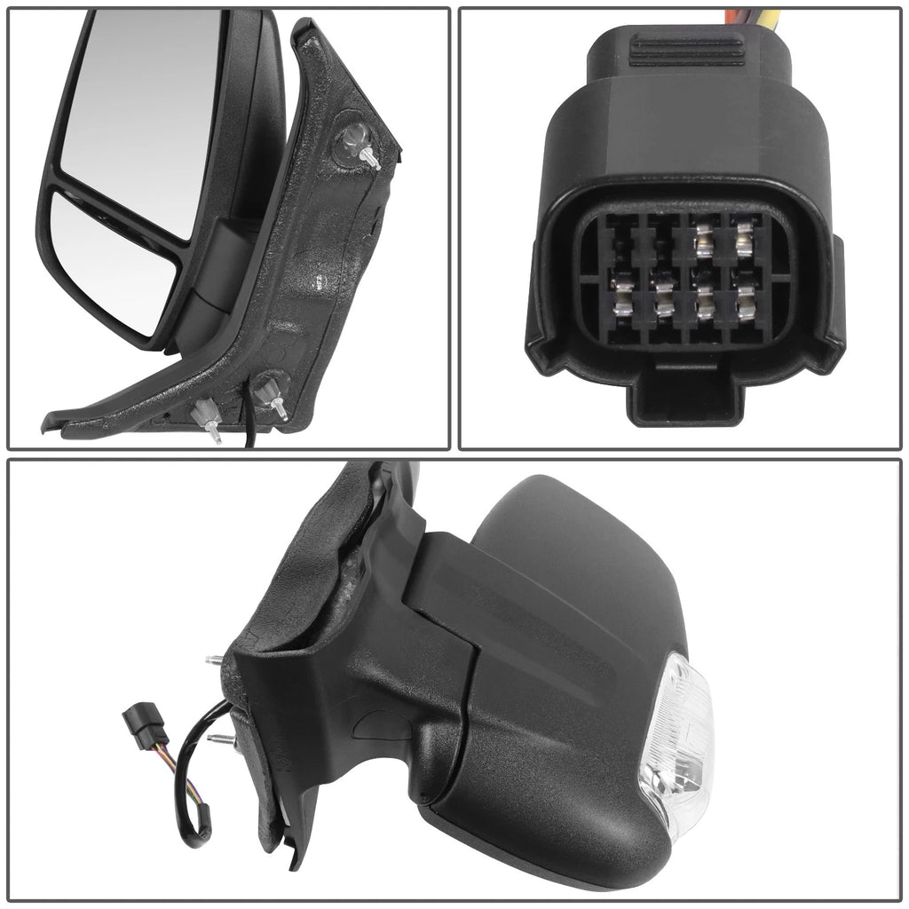 Projector Headlights for Honda Accord (2013–2015) Black Housing Clear Corner Pair