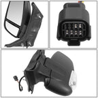 Projector Headlights for Honda Accord (2013–2015) Black Housing Clear Corner Pair