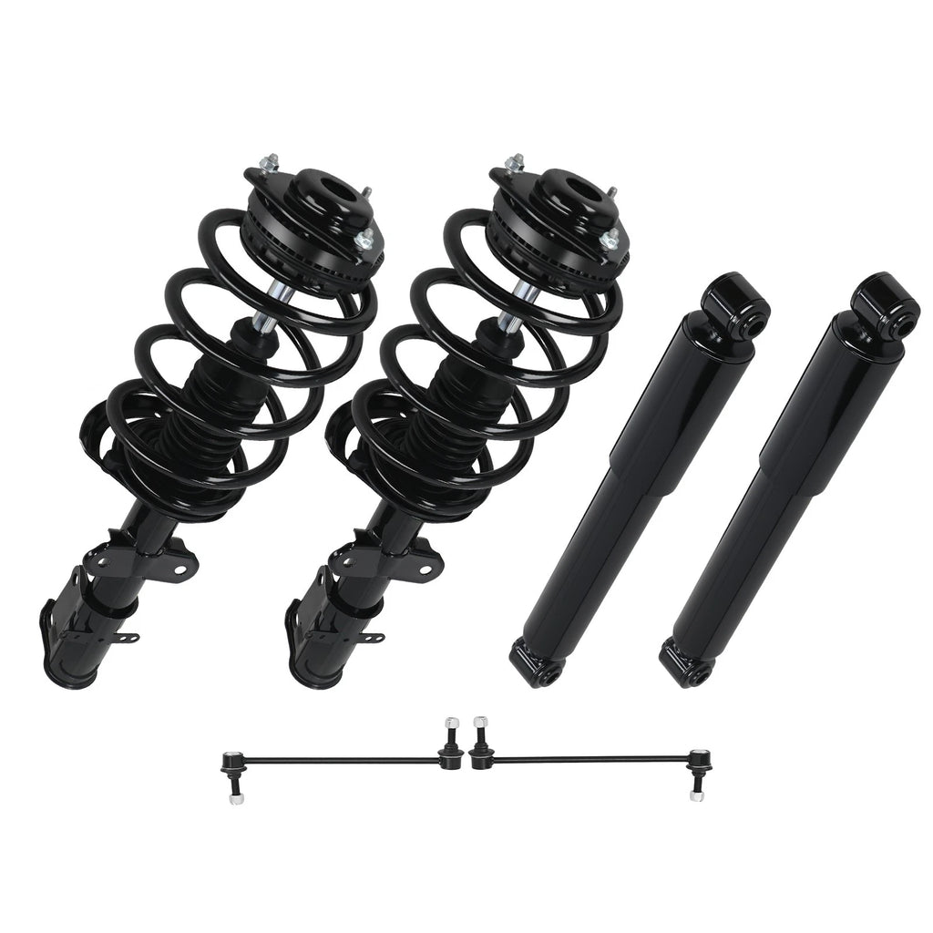 Set of 4 Suspension Struts & Sway Bar Links for Dodge Grand Caravan (2008–2020)
