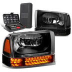 2X LED Signal Headlights for Ford Super Duty (1999–2004)