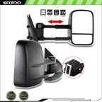 Pair Power Heated Towing Mirrors for Chevrolet Silverado/Sierra 1500 (2007–2014)