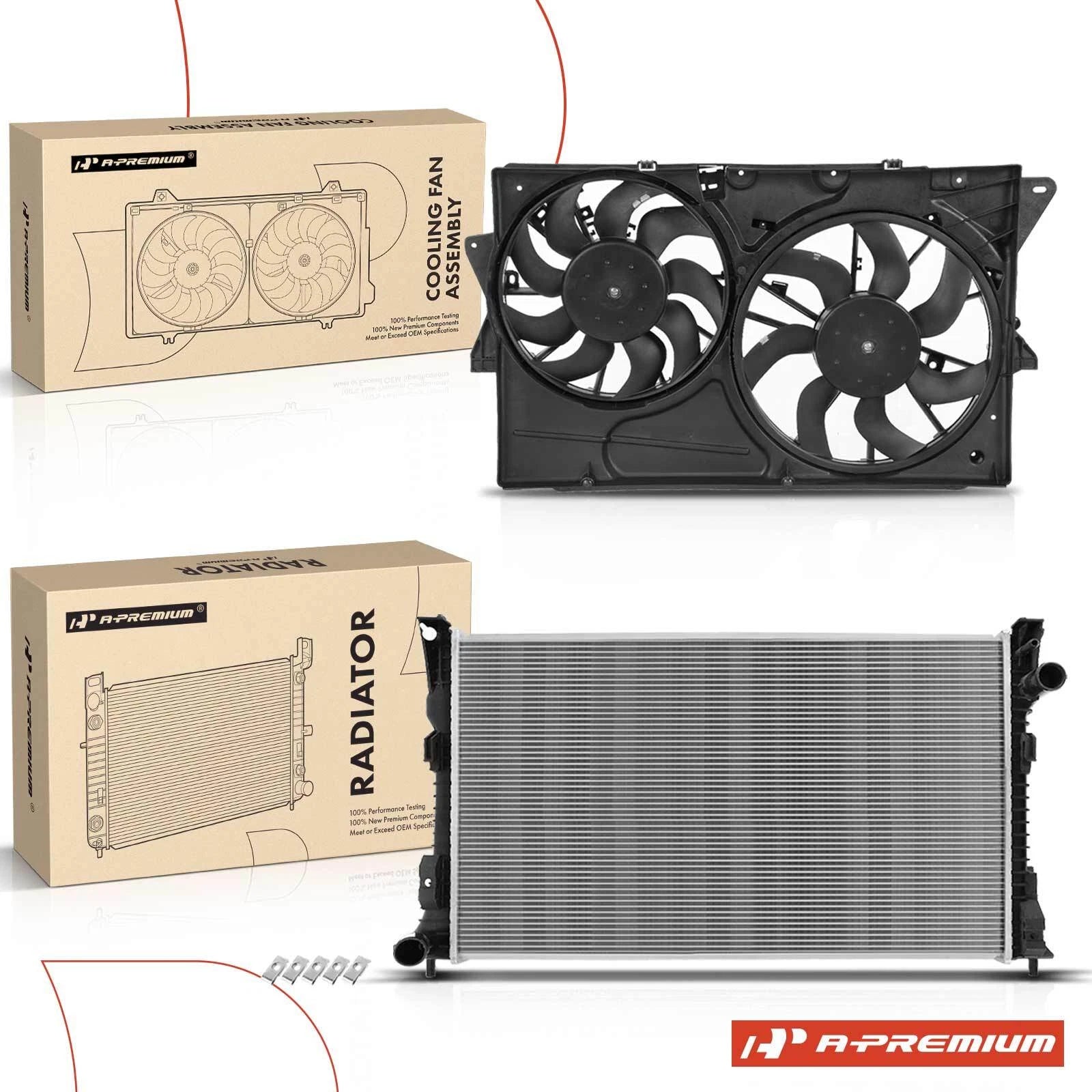 Radiator & Cooling Fan Assembly for Ford Taurus (2013–2019)