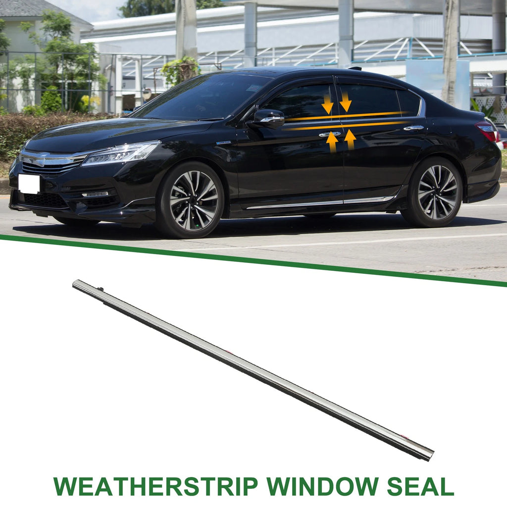 1pc Front Left Weatherstrip Window Seal No. 72450T2AA01 for Honda Accord (2013–2017)