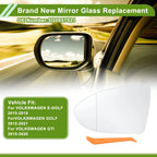 Mirror Glass Replacement for Volkswagen E-Golf (2015–2019) Aspherical No. 5G0857521