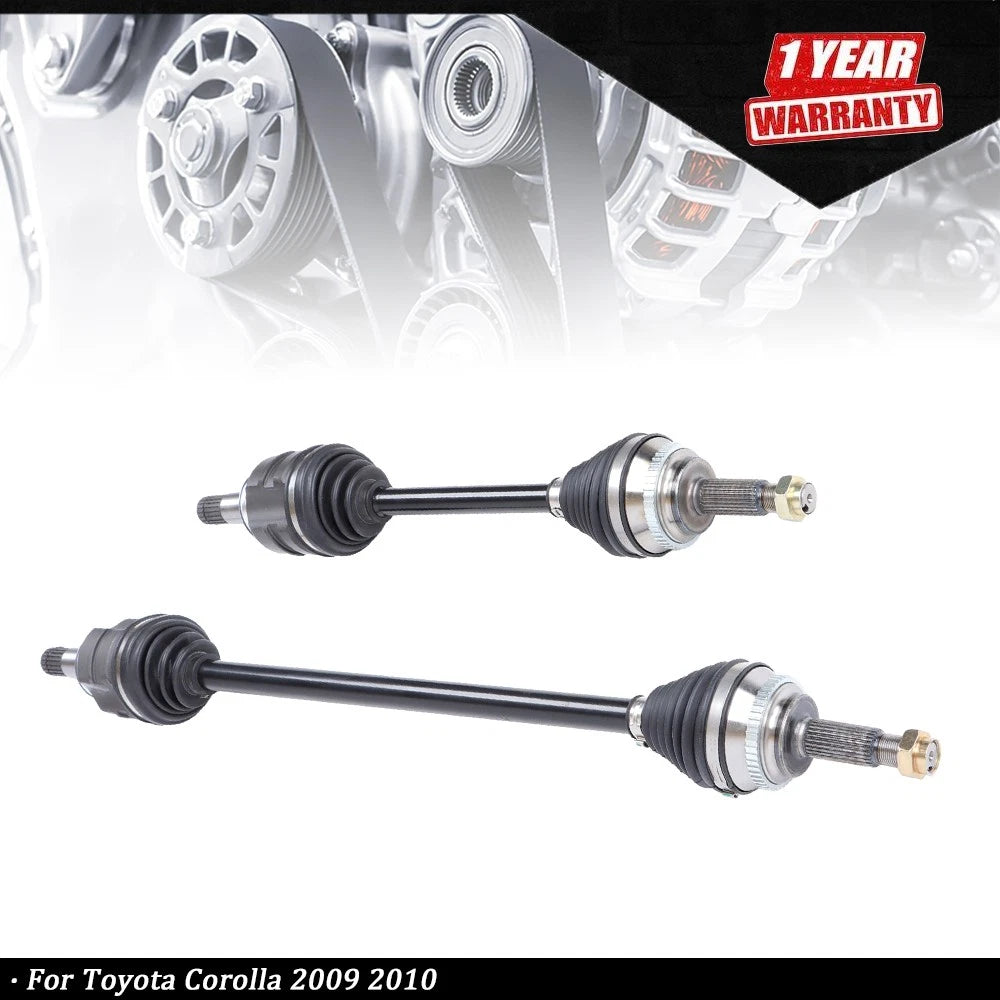 2X CV Axle Shaft for Toyota Corolla (2009–2012)