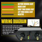 Integrated LED Tail Light Brake Turn Signals for Honda MSX Grom 125 (2013–2016)