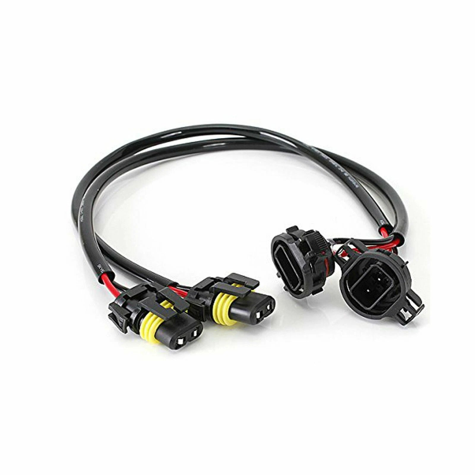 2x 5202 H16 to 9006 Socket Extension Wire Harness for HID Conversion (2014-2024)