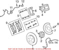 Disc Brake Hardware Kit for Chrysler 2500 Ram (68159523AC)