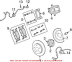 Disc Brake Hardware Kit for Chrysler 2500 Ram (68159523AC)