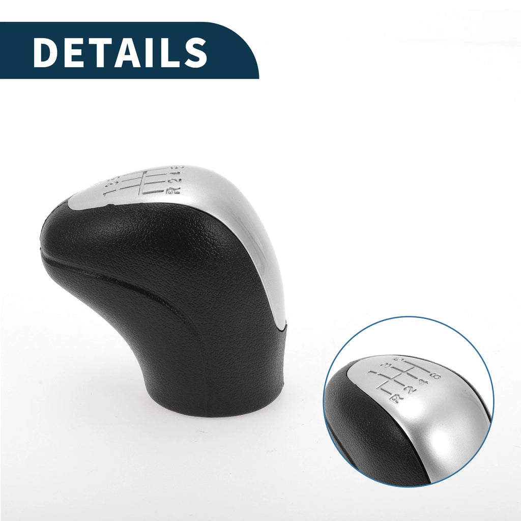 6 Speed Manual Gear Shift Knob for Mercedes-Benz Vito (2003–2020) Black Plastic
