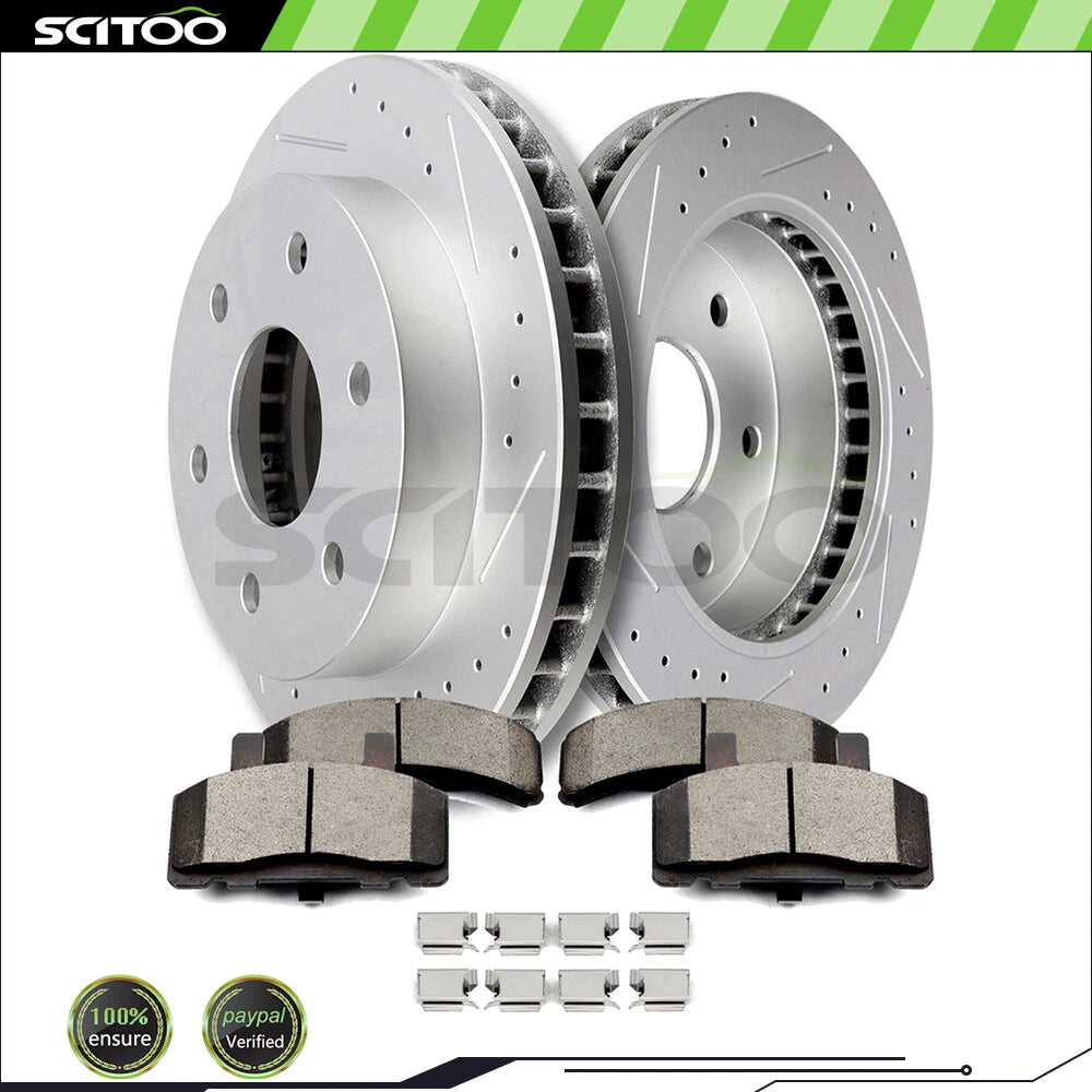 Front Brake Rotors & Ceramic Pads for Chevrolet K1500, Tahoe, GMC Yukon (1998–2000)