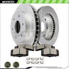 Front Brake Rotors & Ceramic Pads for Chevrolet K1500, Tahoe, GMC Yukon (1998–2000)