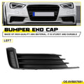 Left Fog Light Grille Cover for Audi A3 S3 (2013–2017)
