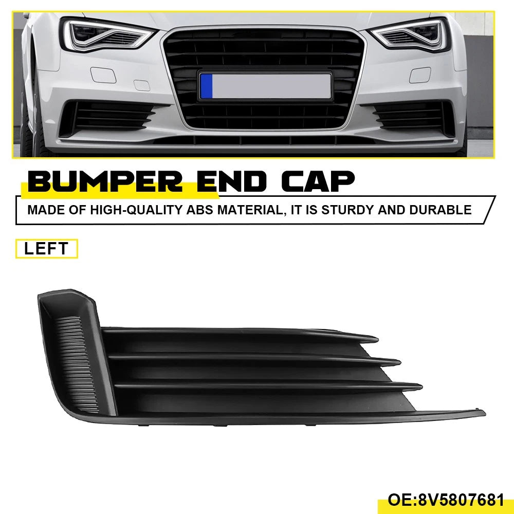 Left Fog Light Grille Cover for Audi A3 S3 (2013–2017)
