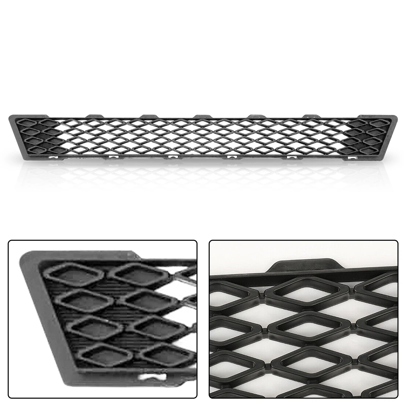 Front Lower Bumper Grille for Kia Optima (2011-2013) Textured Black Plastic