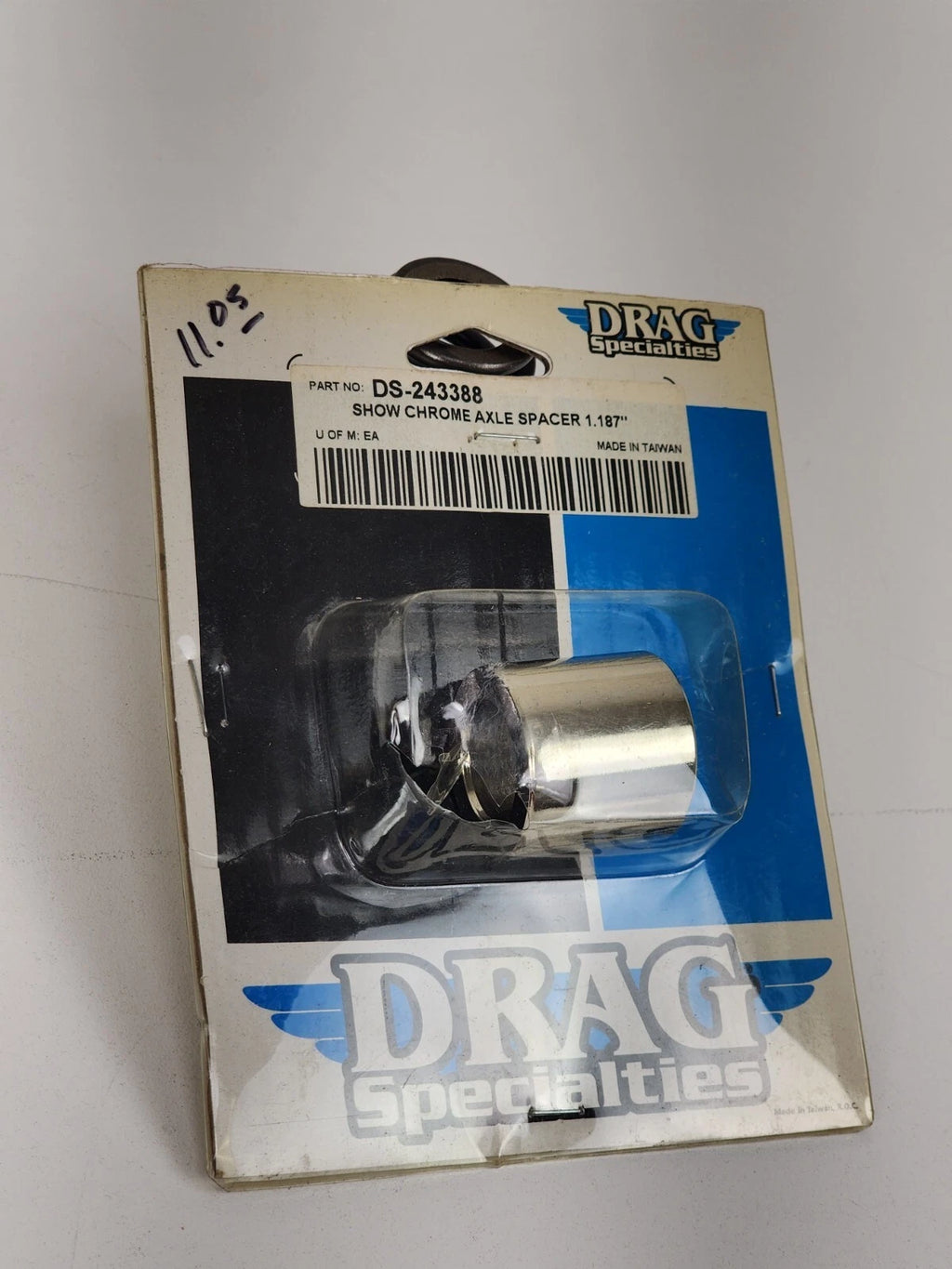 Chrome Outer Axle Spacer 1.18750in. DS-243388 for Harley Davidson