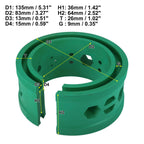 2X Green Coil Spring Rubber Buffer for Ford, Chevy (Universal B+ Type)
