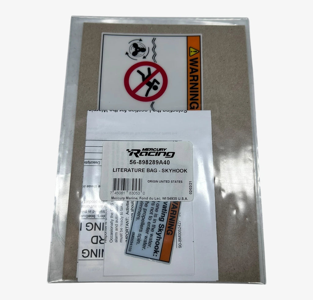 Sky Hook Literature Bag for Mercury Racing (56-898289A40)